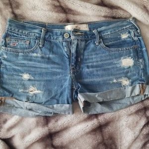 Hollister Distressed Shorts
